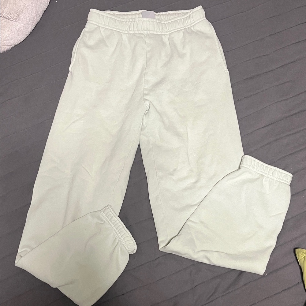 Light Green Aritzia TNA Sweatpants